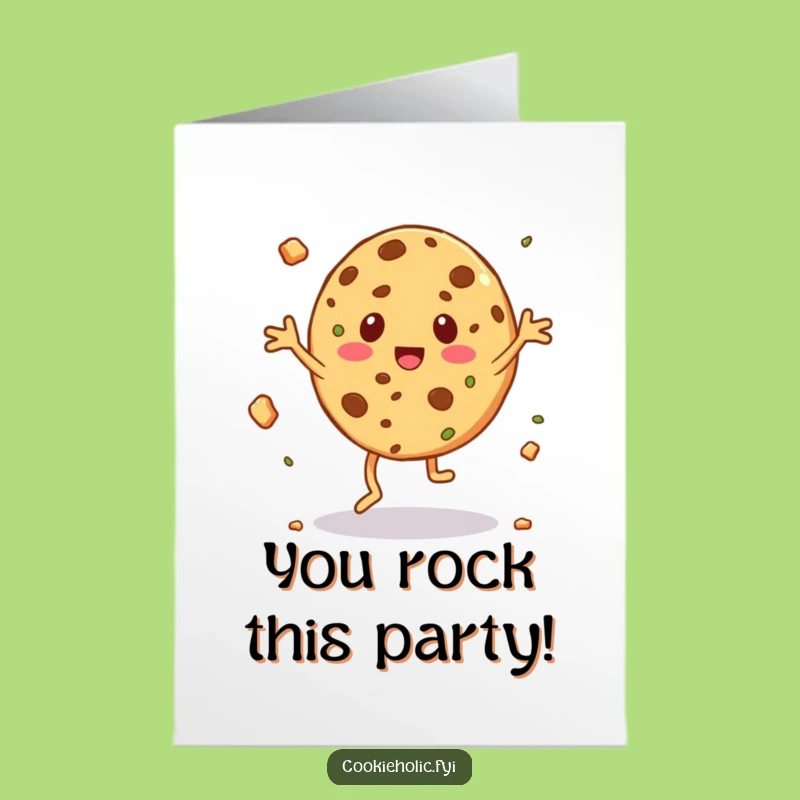 Free Printable Funny Cookie Congrats Card: Jigging Earn Downloadable Gift