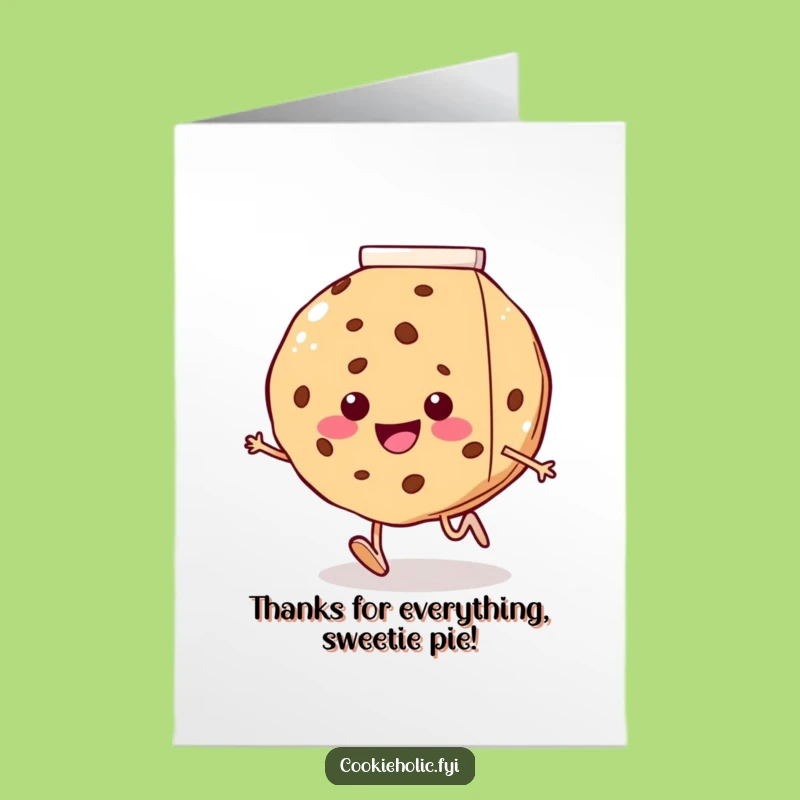 Free Printable Cookie Thank You Card: Funny Milk Hug Downloadable Gift