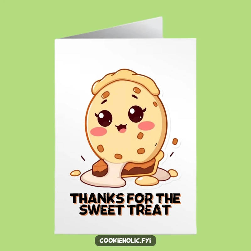 Free Printable Funny Cookie Thank You: Pie Fall Downloadable