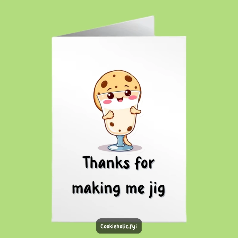 Free Printable Thank You Card: A Thank You Jig from a Kawaii Cookie!