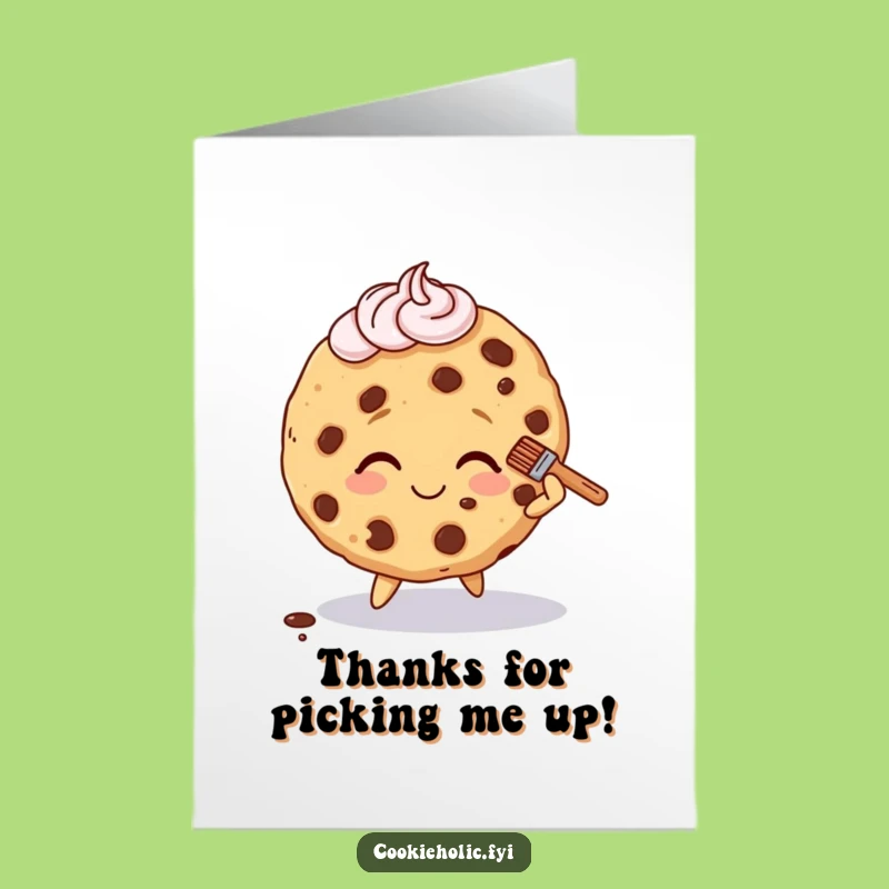 Free Printable Thank You Card: Smiling Cookie's Sweetly Messy Thanks