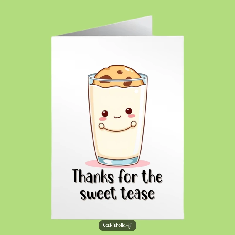 Free Printable Thank You Card: Sneaky Cookie Thanks, Funny Downloadable!