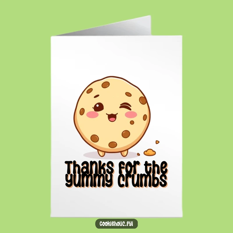 Free Printable Thank You Card: A Crummy But Cute Thanks from Kawaii Cookie!