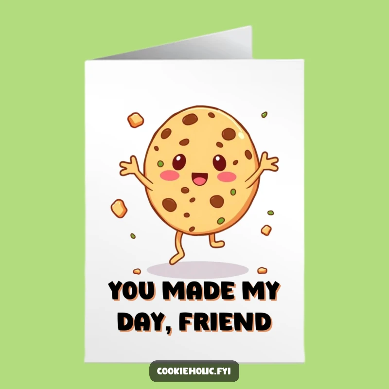 Free Printable Funny Cookie Thank You: Jigging Crumbs Downloadable