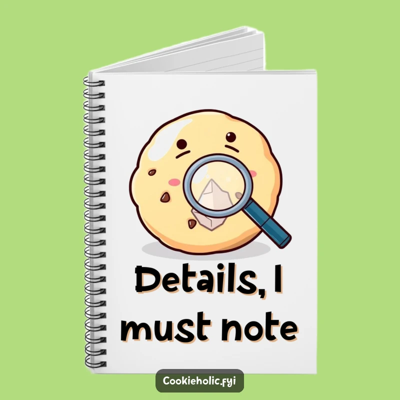 Funny Cookie Microscope Notebook: Document Your Sweetest Ideas