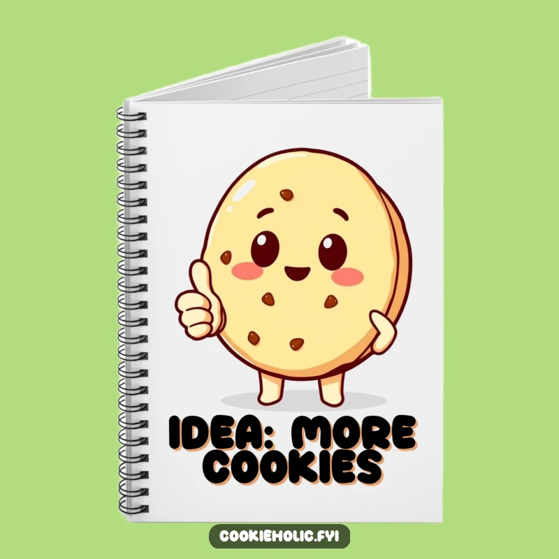 Funny Kawaii Cookie Approval Notebook: Gift for Happy Notes