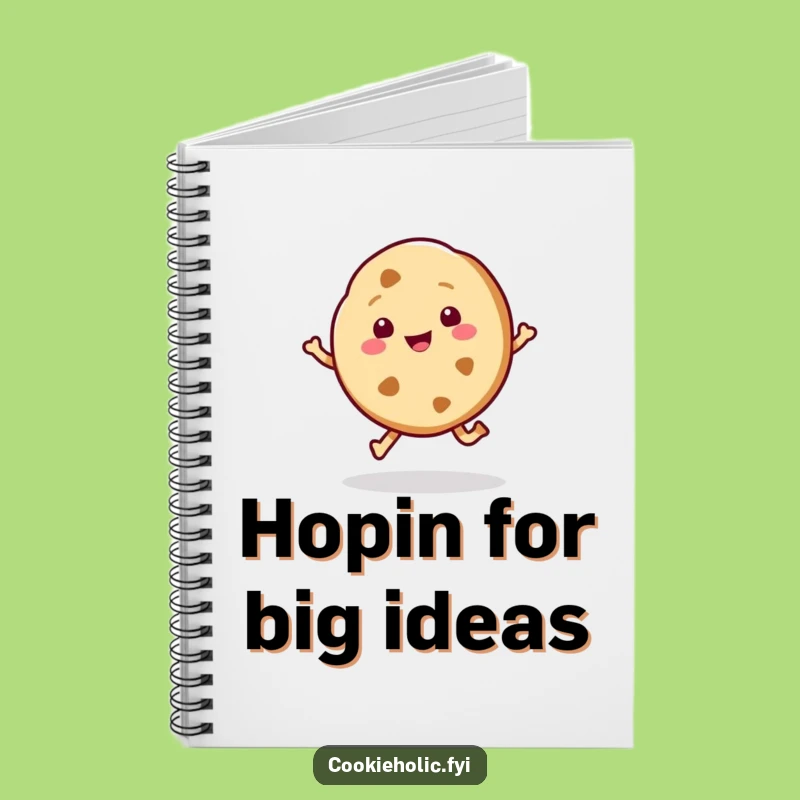 Funny Kawaii Cookie Hop Notebook: Jot Down Ideas with Sweet, Happy Energy