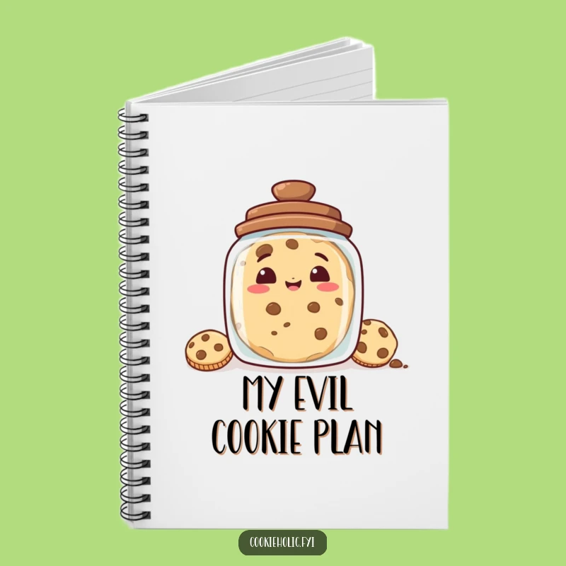 Funny Mischievous Cookie Notebook - Jot Down Your Hilarious Ideas