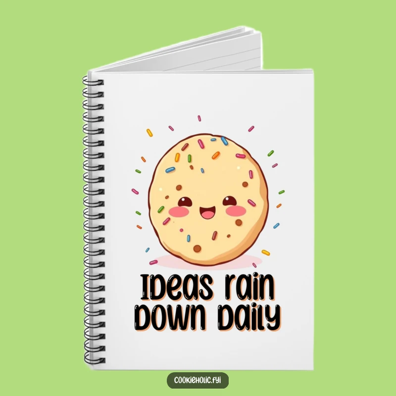 Funny Kawaii Cookie Sprinkle Notebook: Cute Character Journal, Ideal Funny Gift