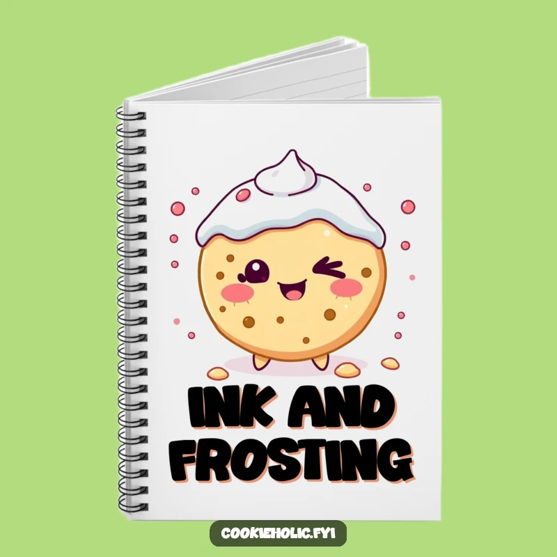 Funny Kawaii Cookie Wink Notebook: Playful Ideas, Inspiring Journal Gift!