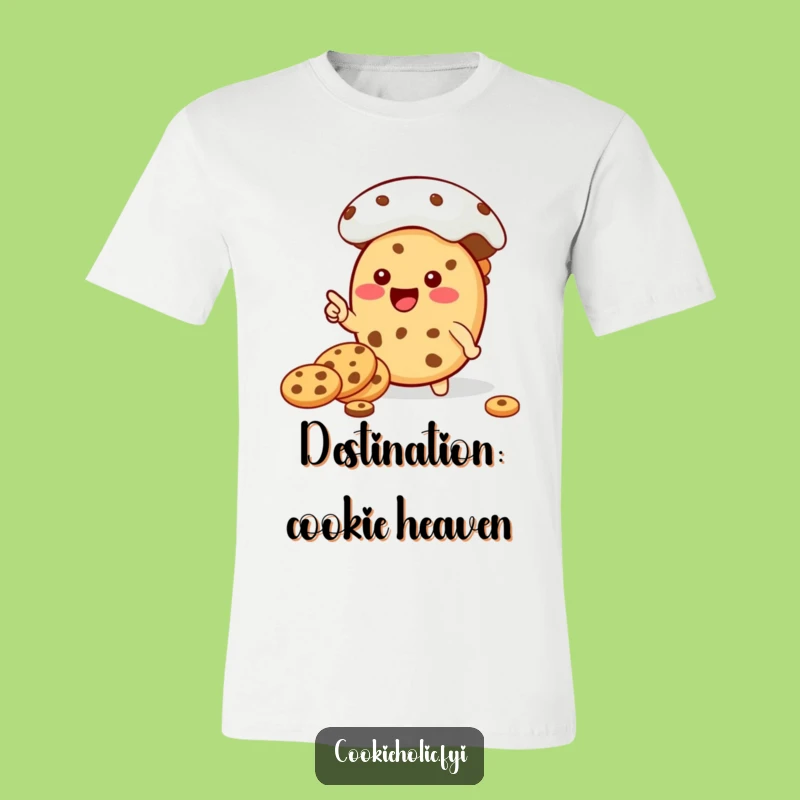 Funny Kawaii Cookie Jar Pointer T-Shirt: Cookie Character Tee for Sweet Tooth Friends