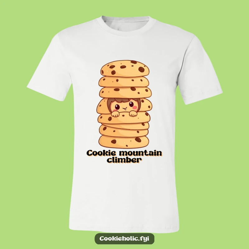 Funny Peek-a-Boo Cookie T-Shirt: Hide and Seek Champion of Snacks!