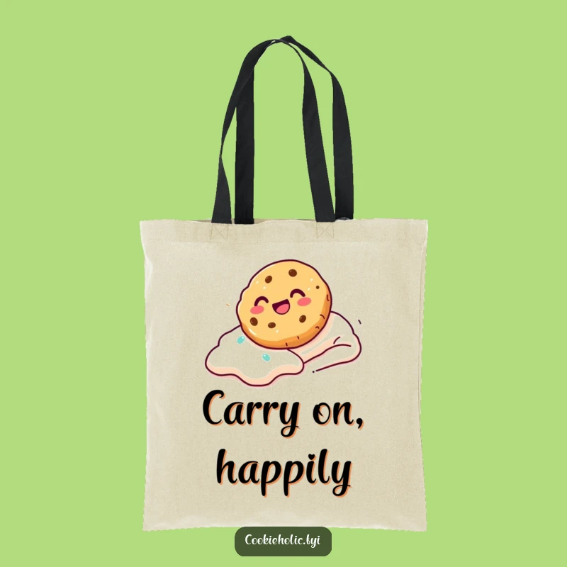 Funny Cookie Frosting Slide Tote Bag: Carry Your Sweetest Adventures