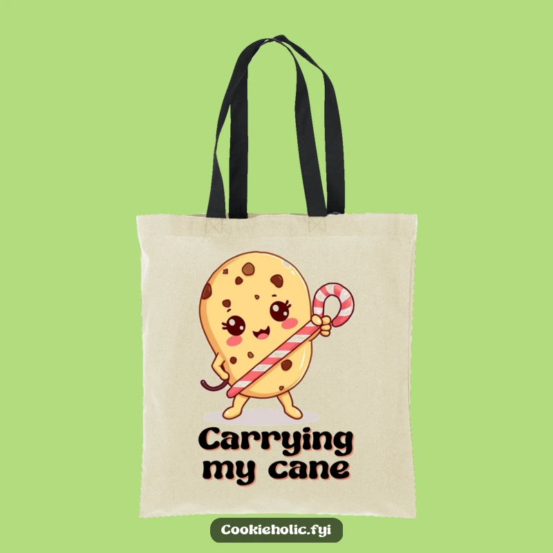 Funny Kawaii Cookie Hero Tote Bag: Carrying Courage, Practical Gift!