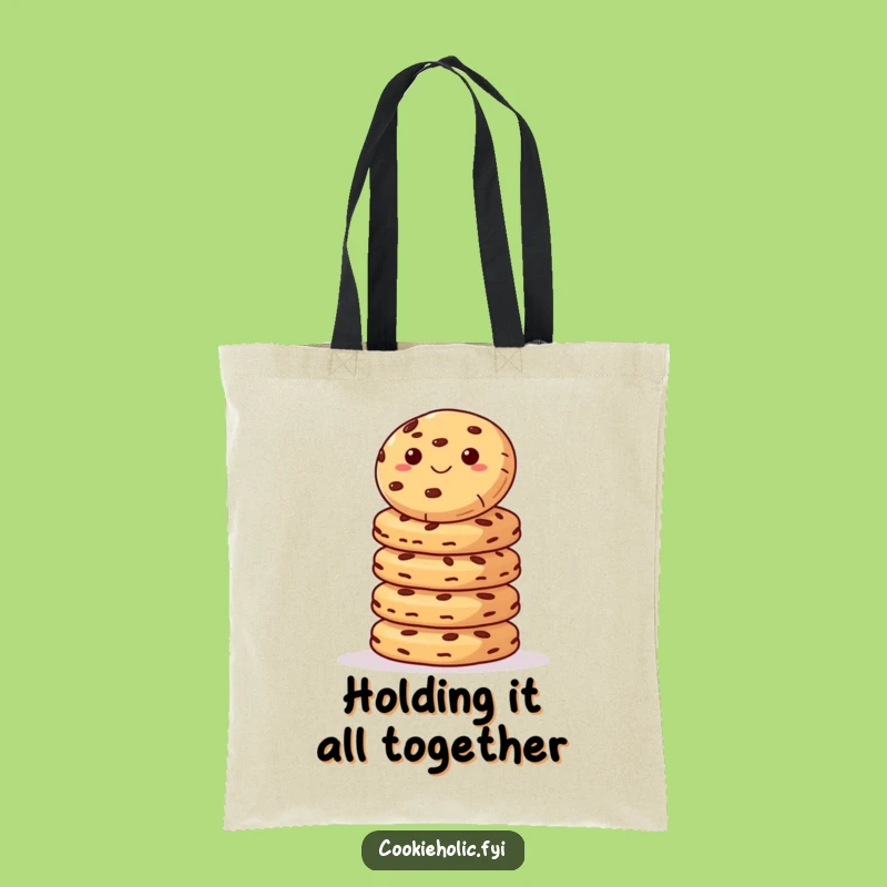 Funny Cookie Tower Tote Bag: Carry Your Essentials with Hilarious Dessert Charm, Perfect Funny Gift