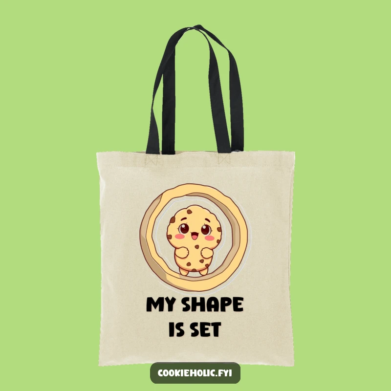 Funny Cookie Cutter Stuck Tote Bag: Carry Your Essentials With Baking Humor, Great Gift